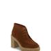 Lucky Brand Hollia Heeled Bootie - Women's Accessories Shoes Boots Booties in Light Brown, Size 7.5