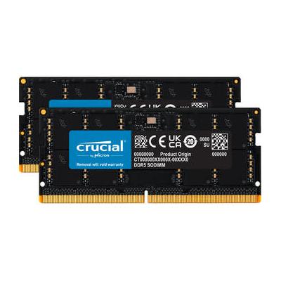 Crucial 96GB Laptop DDR5 5600 MHz SO-DIMM Memory Kit (2 x 48GB) CT2K48G56C46S5