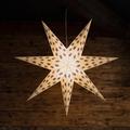 Handmade White Decorative Paper Star Hanging Lantern