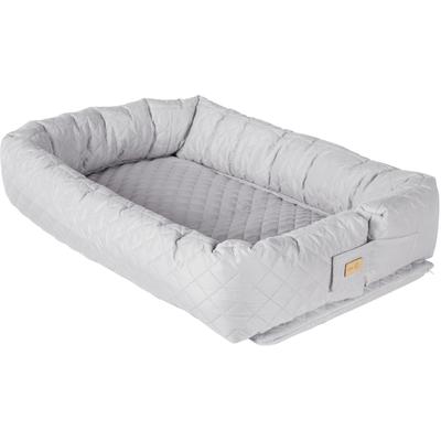 Kuschelnest ROBA "Babyounge, roba Style, silbergrau", grau (silbergrau), Obermaterial: 100% Polyester. Füllung: 100% Polyester, Bettnestchen, 3in1 Image