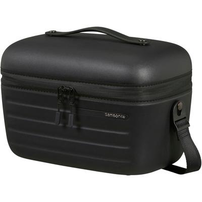 Beautycase SAMSONITE "STACKD Beauty Case, black, 25 cm", Gr. B/H/T: 35cm x 25cm x 23cm, schwarz, Polycarbonat, Taschen, 