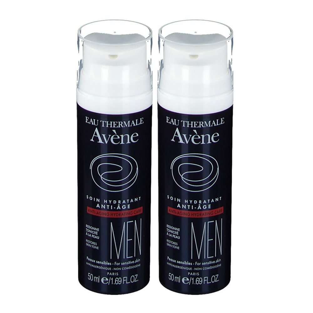 Avène Men Trattamento Idratante Anti-età 2x50 ml Crema