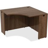 Lorell Essentials Series Corner Desk Wood in Brown | 24" H x 42" W x 29.5" D | Wayfair LLR69953
