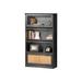 World Menagerie Didier Barrister Bookcase Wood in Gray/White/Brown | 58 H x 32.5 W x 13 D in | Wayfair WLDM8175 40131267