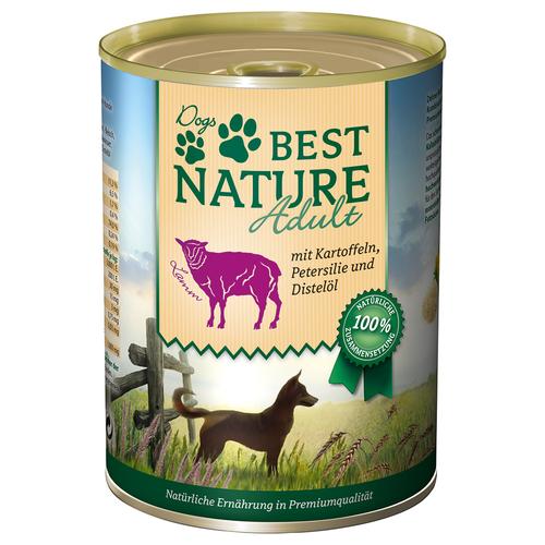 6x 400g Best Nature Dog Adult Lamm, Kartoffeln & Petersilie Hundefutter nass