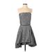 Hunter Bell Casual Dress: Gray Dresses - Women's Size 6