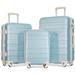 Expandable ABS Hardshell Lightweight Suitcase with TSA Lock,3pcs Luggage Sets