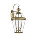 Livex Lighting Georgetown 3 Light 24" Tall Outdoor Wall Sconce with