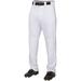 Rawlings Youth Semi-Relaxed Piped Pant | White/Dark Green | LRG