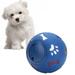 Promotion Clearance Pet Dog Educational Interactive Toys Rubber Ball Puppy Chew Toys Paw Bone Print Dog Treats Dispenser