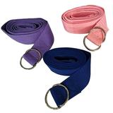 3pcs Yoga Stretch Bands Double Rings Tension Belt Thickened Pull Strap Fitness Accessories for Workout