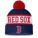 Men's Fanatics Branded Navy/White Boston Red Sox Secondary Cuffed Knit Hat with Pom