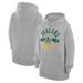 Women's G-III 4Her by Carl Banks Heather Gray Oakland Athletics City Graphic Pullover Hoodie