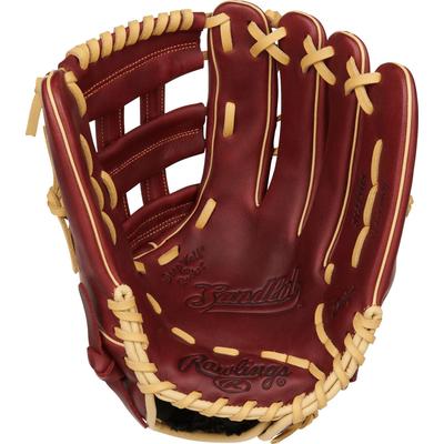 Rawlings Sandlot 12.75" Pro H Web Outfielders Baseball Glove - Left Hand Throw Brown
