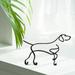 wofedyo Christmas Decorations Dog Minimalist Arts Sculpture Personalized Gift Metal Decoration Room Decor Home Decor Falldecor Christmas Decor Christmas Ornaments D 16*14*1