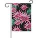 SKYSONIC Garden Flag Tropical Flowers Leaves Double-Sided Printed House Sports Flag-28x40(in)-Polyester Decorative Flags for Courtyard Garden Flowerpot