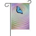 SKYSONIC Garden Flag Butterfly Effect Double-Sided Printed Garden House Sports Flag - 28x40in -Decorative Flags for Courtyard Garden Flowerpot