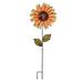 Metal Garden Stakes Decor Outdoor Flower Yard Stakes Large Metal s Yard Art Decorative Metal Flowers Garden Stakes Lawn Ornaments Garden Decor (36 Inches Tall)