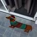 Pjtewawe Rug for Living Room Funny Dogs Theme Doormat for Entrance Way Welcome Mat With Slip Back Kitchen Rugs