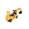 Ricco 2-in-1 Kids Push Along Ride On Digger Bulldozer With Helmet