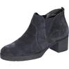 Ankleboots WALDLÄUFER "H-NADJA", Damen, Gr. 4 (37), blau (nachtblau), Veloursleder, elegant, Schuhe, mit Reißverschluss, H-Weite