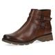 Stiefelette CAPRICE Gr. 40, braun (cognac) Damen Schuhe Reißverschlussstiefeletten