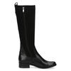 Stiefel CAPRICE, Damen, Gr. 41, XS-Schaft, schwarz, Leder, Textil, elegant, Schuhe, Blockabsatz, Langschaftstiefel, Businessstiefel, bequeme Weite
