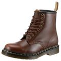 Schnürboots DR. MARTENS "Vegan 1460 Norfolk" Gr. 38, braun Damen Schuhe Stiefeletten