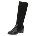 Stiefel CAPRICE Gr. 37,5, XS-Schaft, schwarz Damen Schuhe Schmalschaftstiefel mit Stretch-XS-Schaft