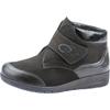 Klettschuh WALDLÄUFER "Mimi", Damen, Gr. 7,5 (41), schwarz, Nappaleder, Nubukleder, Lackleder, sportlich, Schuhe, in M-Weite
