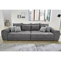 Big-Sofa JOCKENHÖFER GRUPPE "Moldau" Sofas Gr. B/H/T: 306 cm x 83 cm x 134 cm, Lu x us-Microfaser, grau (dunkelgrau) XXL Sofas Bestseller