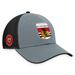 Men's Fanatics Branded Gray/Black Chicago Blackhawks Authentic Pro Home Ice Trucker Adjustable Hat