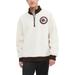 Men's Tommy Hilfiger Cream Cleveland Browns Jordan Sherpa Quarter-Zip Sweatshirt