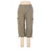 Chaps Cargo Pants - High Rise: Green Bottoms - Women's Size 10