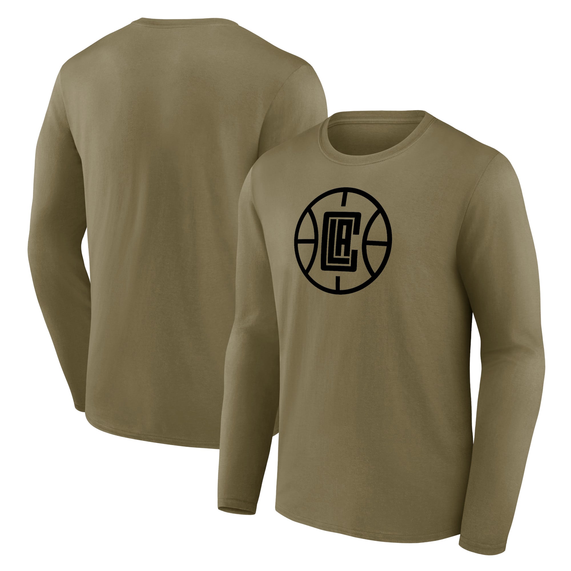 T-shirt à manches longues avec logo mono de marque Fanatics de LA Clippers - Hommes - Homme Taille: S