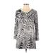 Jones New York Sport Casual Dress: Silver Dresses - Women's Size Large