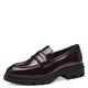 Tamaris Damen Slipper Vegan; BORDEAUX PATENT/rot; 40 EU