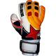 Derbystar Unisex Adult Vulcano Goalkeeper Gloves - white/blue/orange/red, 8.5