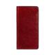 Time Resistance Leahter Wallet - Red Full Grain Leather Suit Wallet - Breast Pocket Tall Billfold Card Wallet - Luxurious Slim Wallet Made in Italy