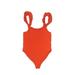 Miss Selfridge Bodysuit: Red Solid Tops - Women's Size 12