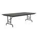 Correll, Inc. Rectangular Adjustable Folding Table Metal in Brown | 32" H x 96" L x 30" D | Wayfair CFA3096PX-53