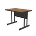 Correll, Inc. Computer Desk Wood/Metal in Gray/White | 26" H x 36" W x 24" D | Wayfair CS2436-55