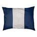 East Urban Home North Carolina Wild Dog Outdoor Dog Pillow Metal in White/Blue | Extra Large (50" W x 40" D x 17" H) | Wayfair