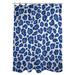 East Urban Home 2 Piece Animal Print Shower Curtain Set Polyester in Gray/White/Blue | Wayfair F11BA9A748624AB482F1CBA90F630B2C