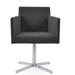 sohoConcept Harput 4 Star Dining Chair Upholstered/Fabric in Gray/Black | Wayfair HAR-4STR-CHR-001