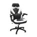 Respawn 3085 Ergonomic Gaming Chair, High Back PC Computer Desk Office Chair, Flip-up Arms Faux in White | 48 H x 28.25 W x 28.25 D in | Wayfair