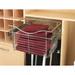 Rev-A-Shelf 24" W Closet Basket for Custom Closet Systems Wire/Metal in Gray | 18" H x 24" W x 20" D | Wayfair CB-242018CR-1