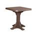 Ebern Designs Stepanian Square 42" Outdoor Table Plastic in Brown | 41" W x 41" D x 30.25" H | Wayfair EFCFA04470764953B334423F2D268345