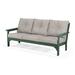 POLYWOOD® Vineyard 74" Wide Outdoor Patio Sofa w/ Sunbrella Cushions Plastic/Olefin Fabric Included in Gray | Wayfair GN69GR-145982