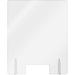 AARCO Acrylic 1 Panel Sneeze Guard | 30" H x 24" W x 2" D | Wayfair FPS3024PC